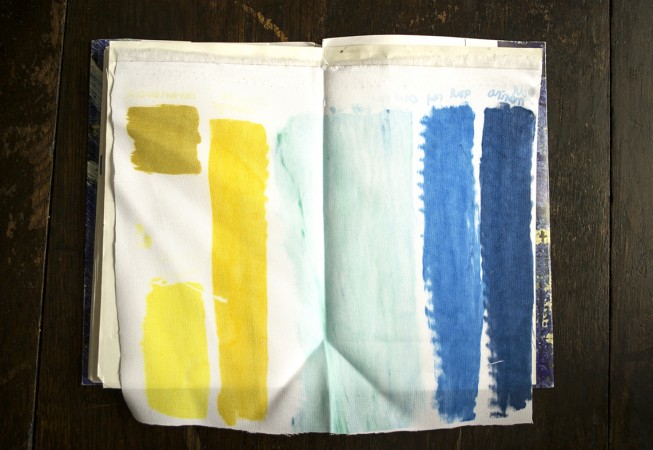 Post ironing, colors chanfe